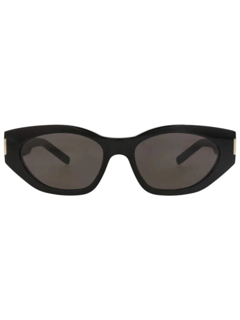 New Saint Laurent Women's Sunglasses Cat Eye Recycled Acetate Frame Black Black